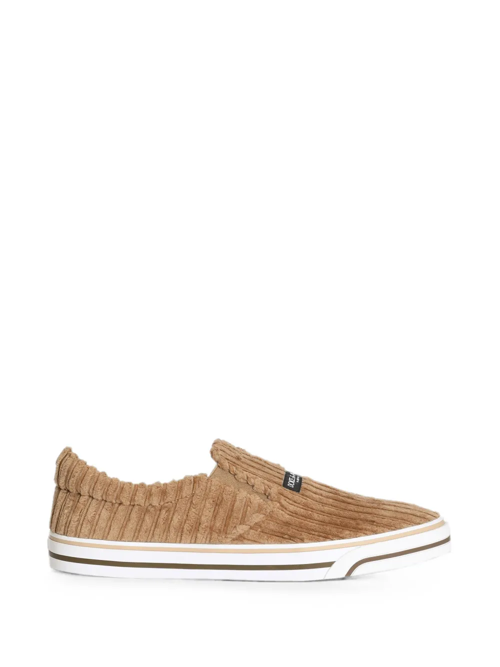 Dolce & Gabbana Sneakers in velluto a coste DG Sailing - Toni neutri