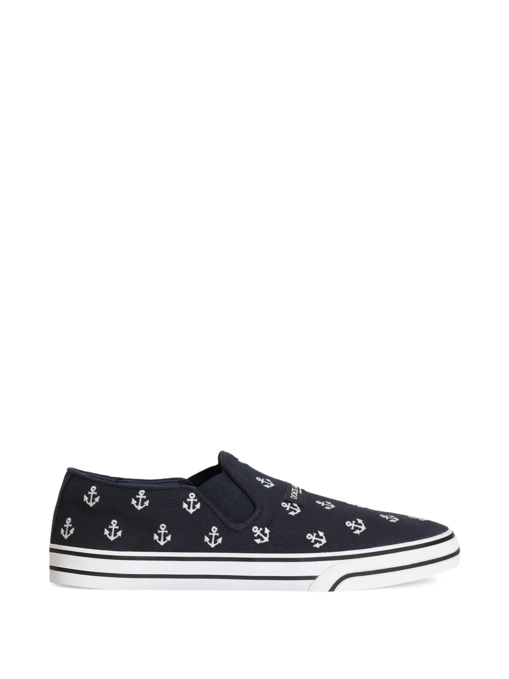 Dolce & Gabbana DG sailing drill sneakers with embroidery - Blu