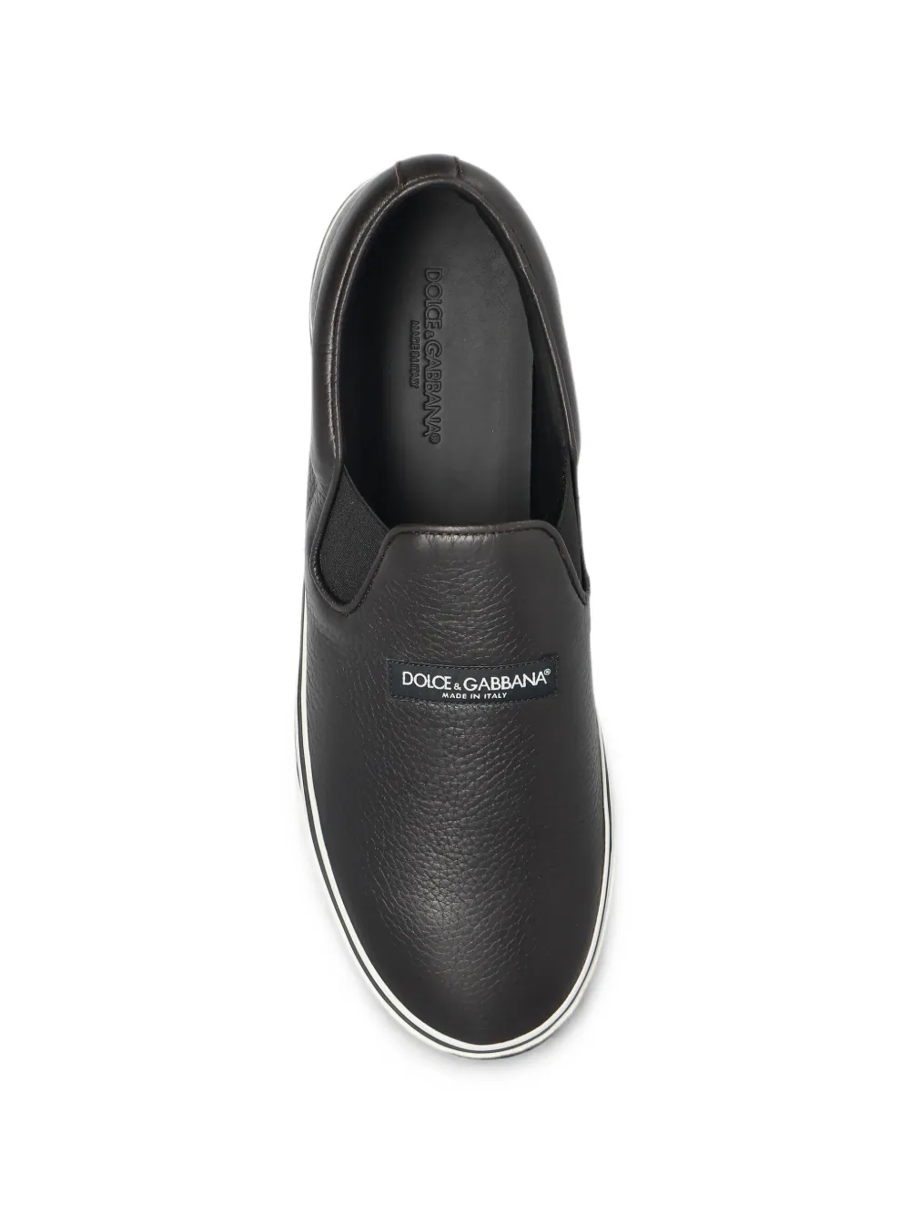 Dolce & Gabbana DG Sailing sneakers in deerskin Bruin