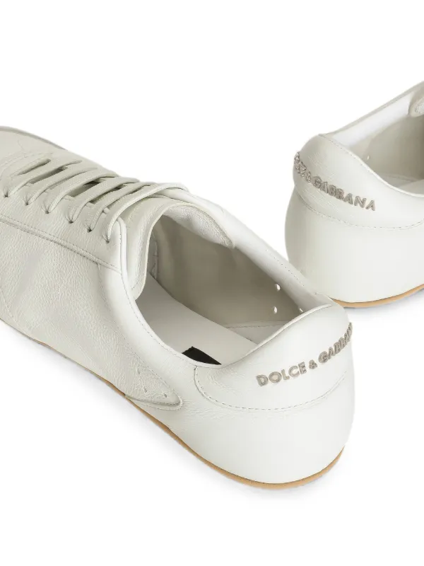 Dolce & Gabbana Calfskin Ginnica Soft Sneakers | White | FARFETCH