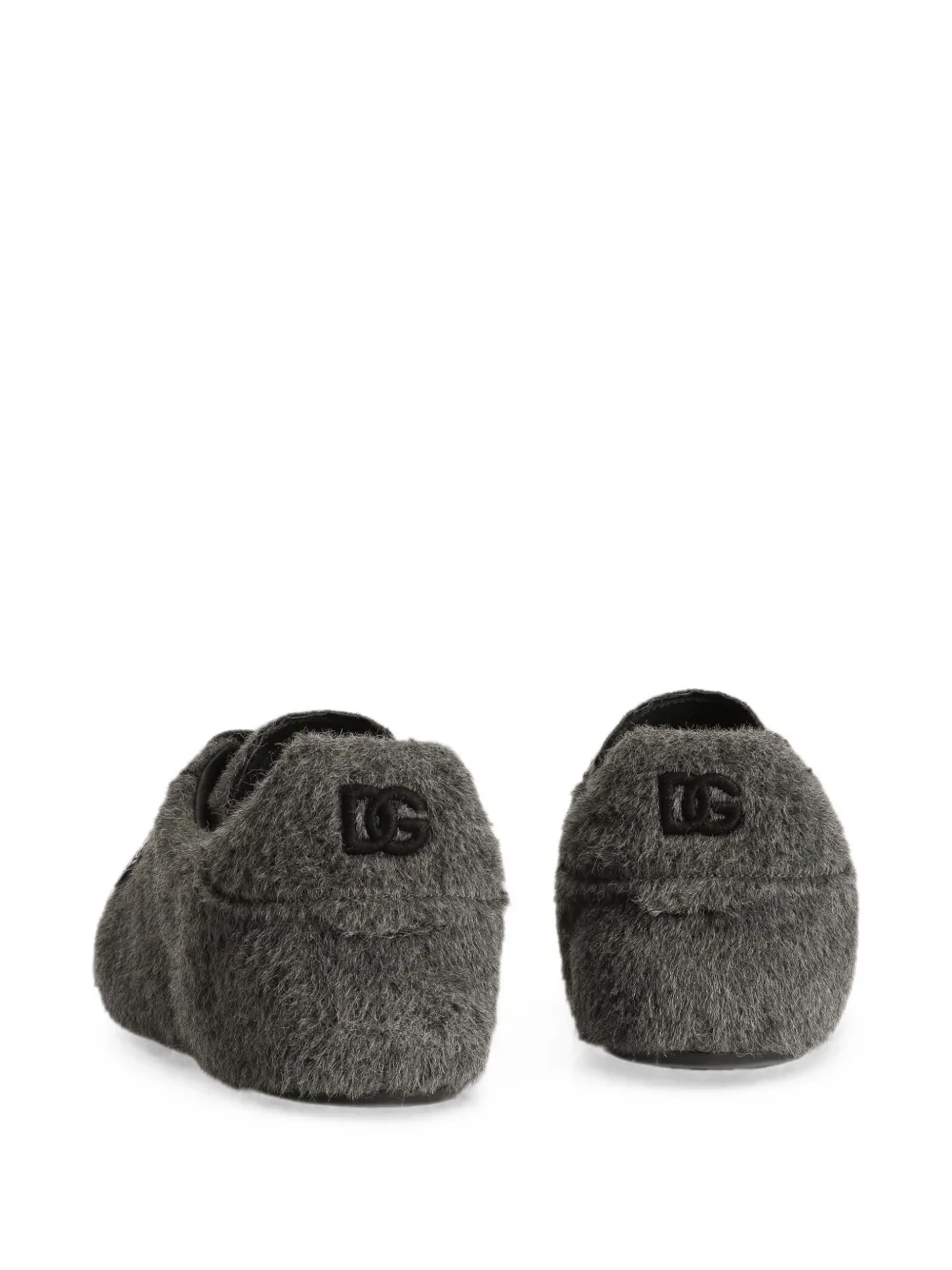 Dolce & Gabbana alpaca Portofino Soft sneakers Grijs