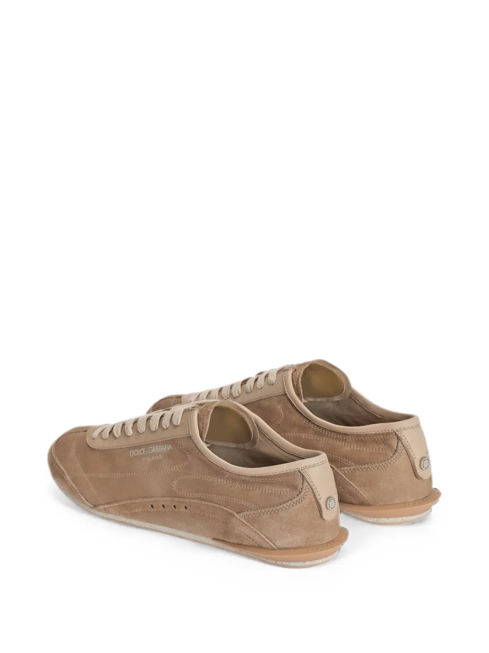 Dolce & Gabbana Lipari Plus kalfsleren sneakers Bruin