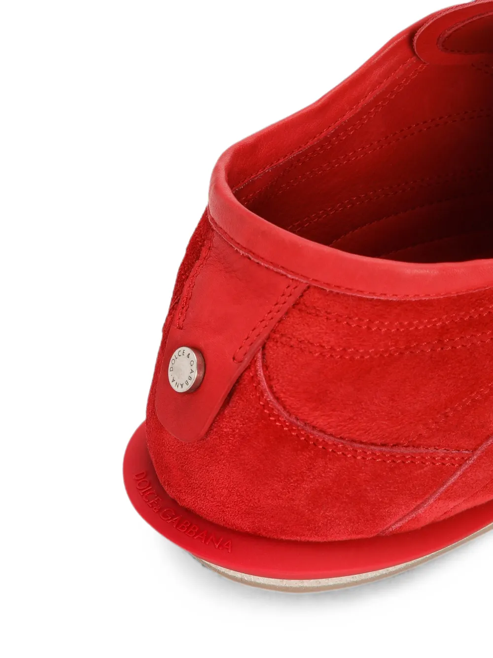 Dolce & Gabbana Lipari Plus kalfsleren schoenen Rood