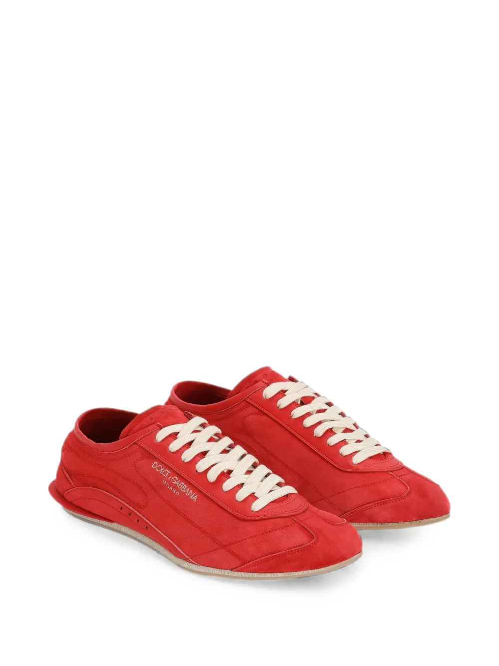 Dolce & Gabbana Lipari Plus kalfsleren schoenen Rood