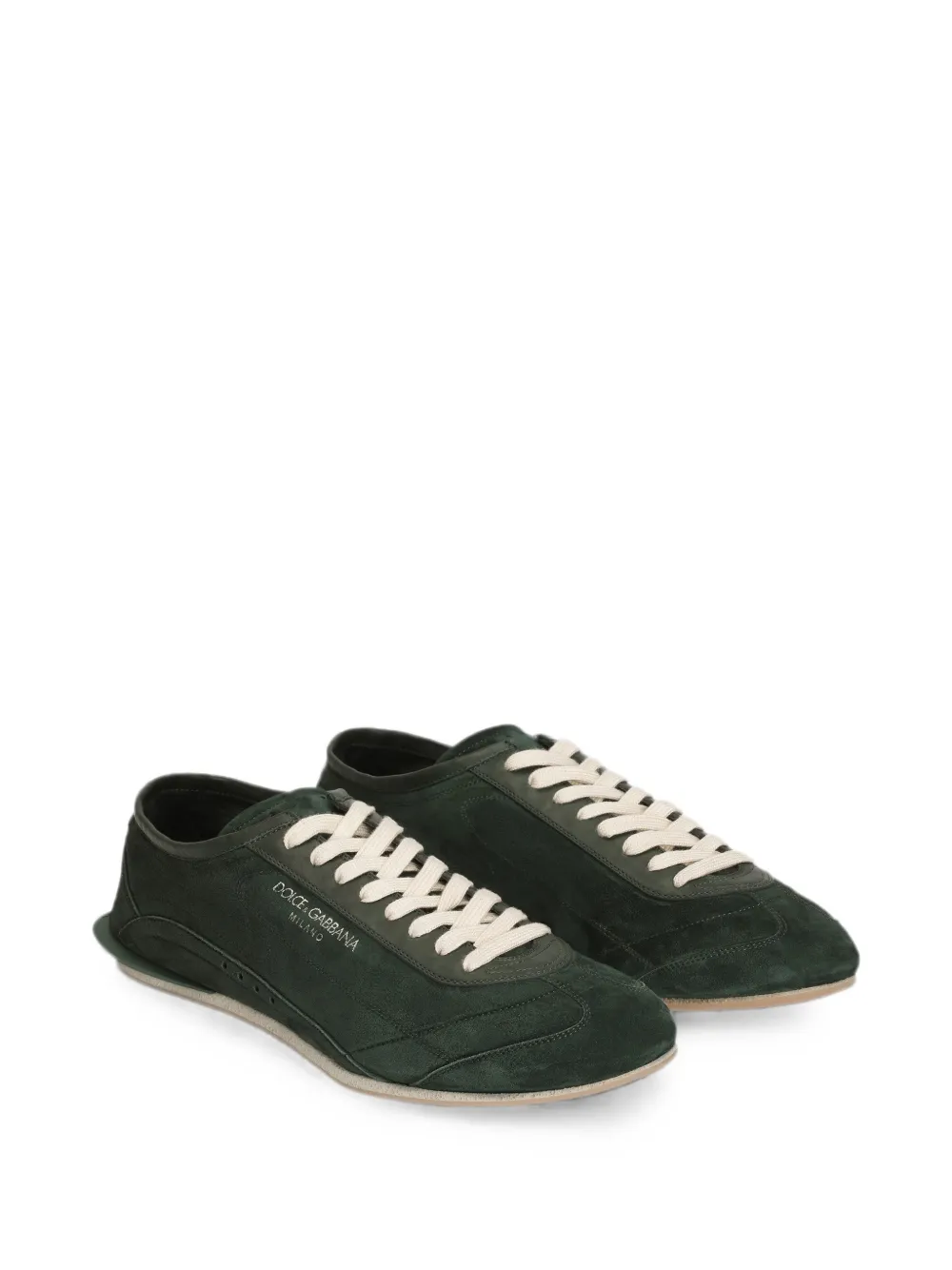 Dolce & Gabbana Lipari Plus derby kalfsleren schoenen Groen