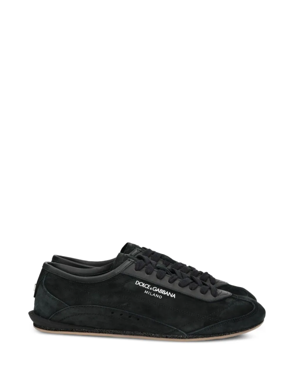 Dolce & Gabbana panelled logo-print sneakers - Nero