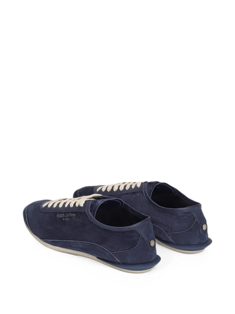 Dolce & Gabbana Lipari Plus derby kalfsleren schoenen Blauw