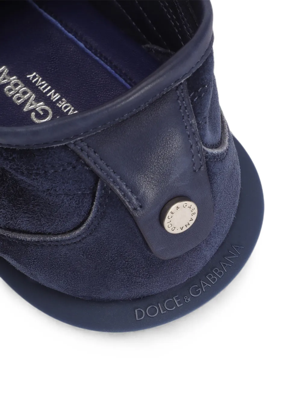 Dolce & Gabbana Lipari Plus derby kalfsleren schoenen Blauw