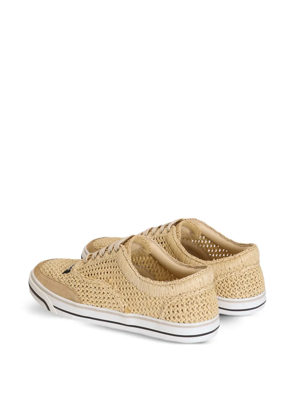 Dolce & Gabbana DG Sailing raffia sneakers Beige