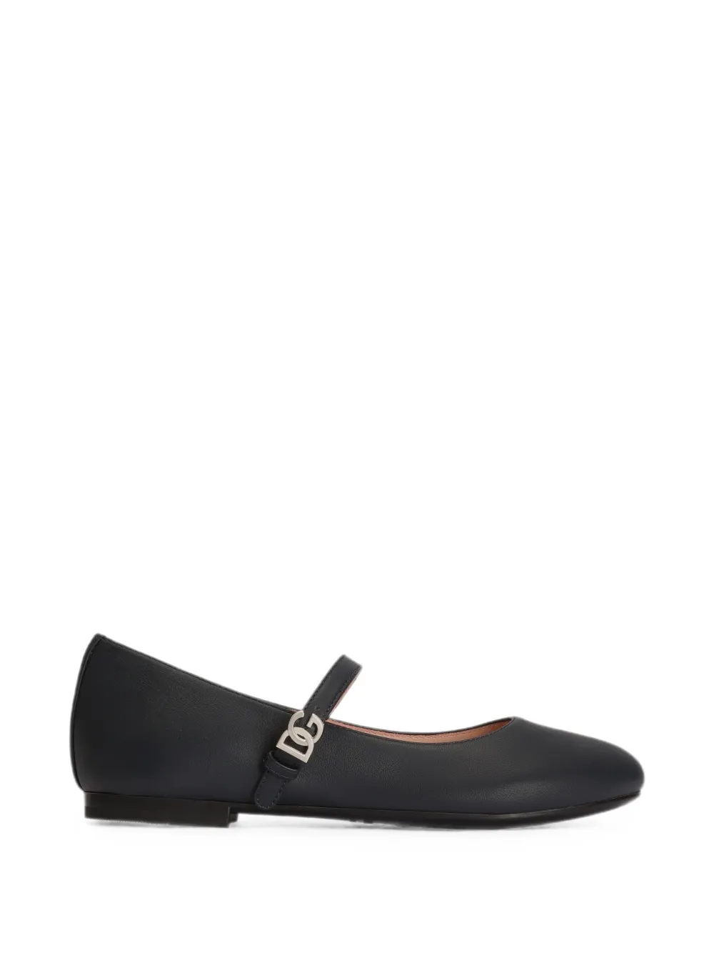 Dolce & Gabbana Kids Ballerine in pelle - Nero