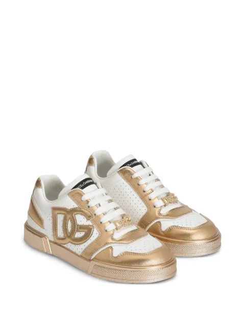 Dolce & Gabbana Kids New Roma calfskin sneakers