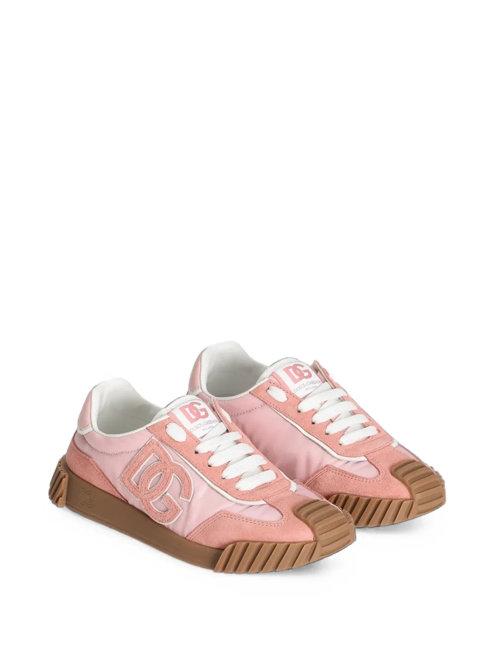 Dolce & Gabbana Kids DG athletic nylon sneakers - Rosa