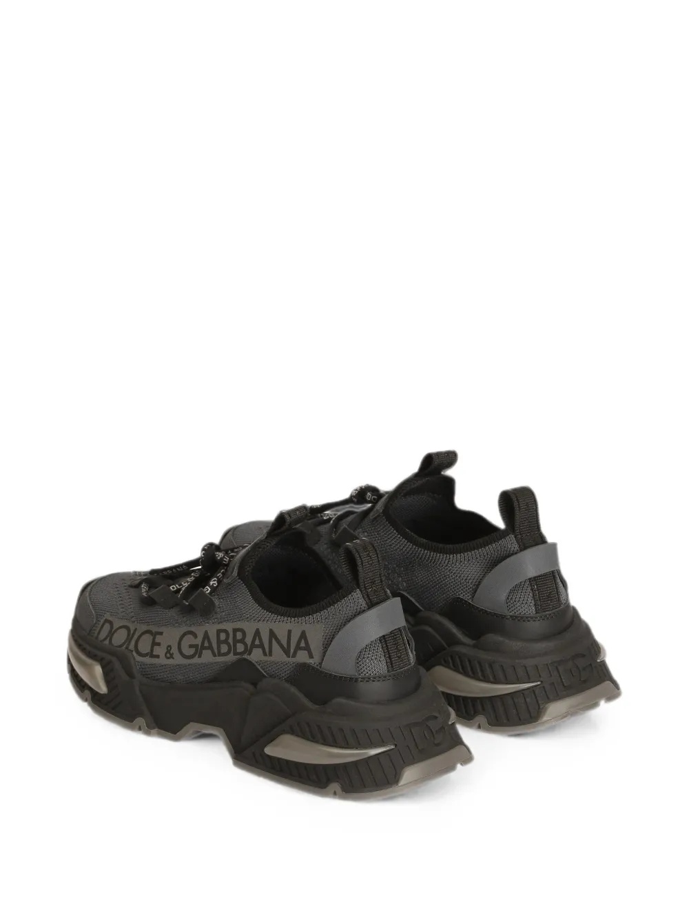 Dolce & Gabbana Kids Airmaster knit sneakers Grijs