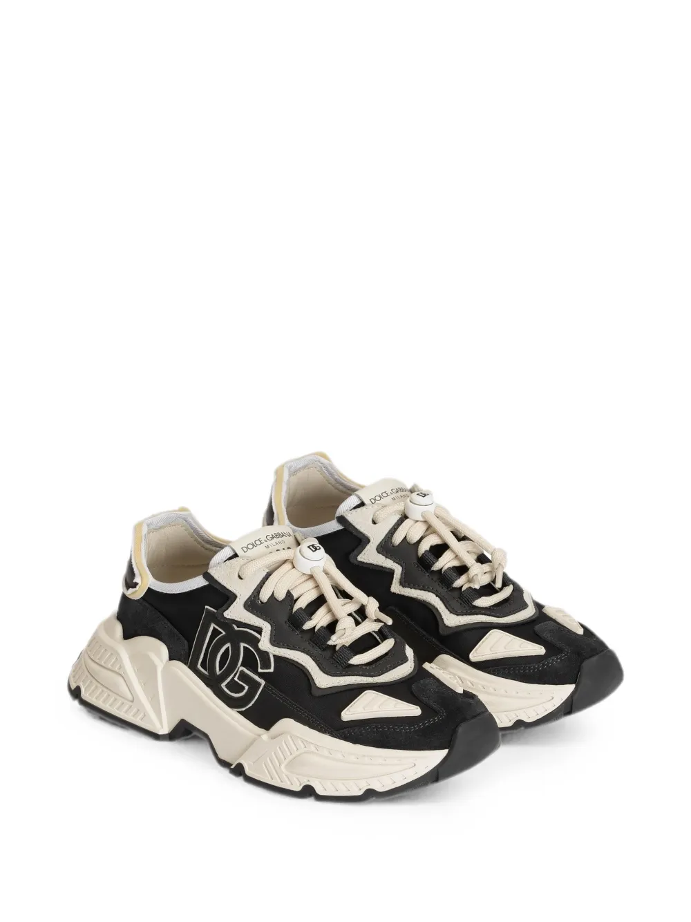 Dolce & Gabbana Kids Daymaster sneakers in suede Zwart