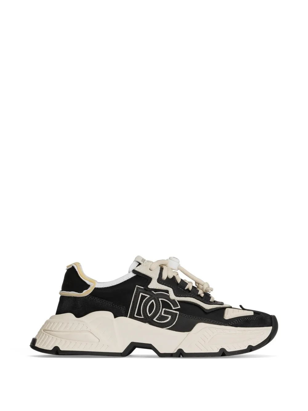 Dolce & Gabbana Kids Sneakers Daymaster in pelle scamosciata - Nero