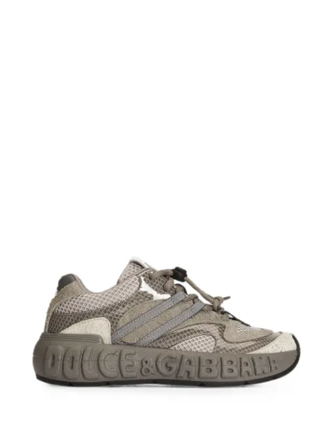 Dolce & Gabbana Kids DG Bounce 12 sneakers in split calfskin