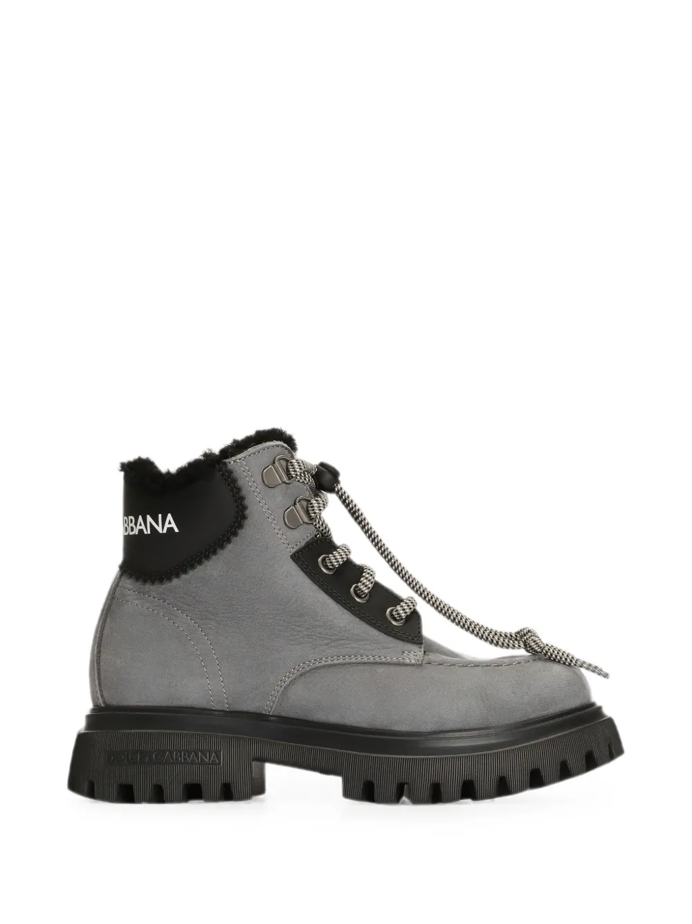 Dolce & Gabbana Kids nubuck boots - Grey