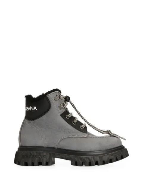 Dolce & Gabbana Kids nubuck boots