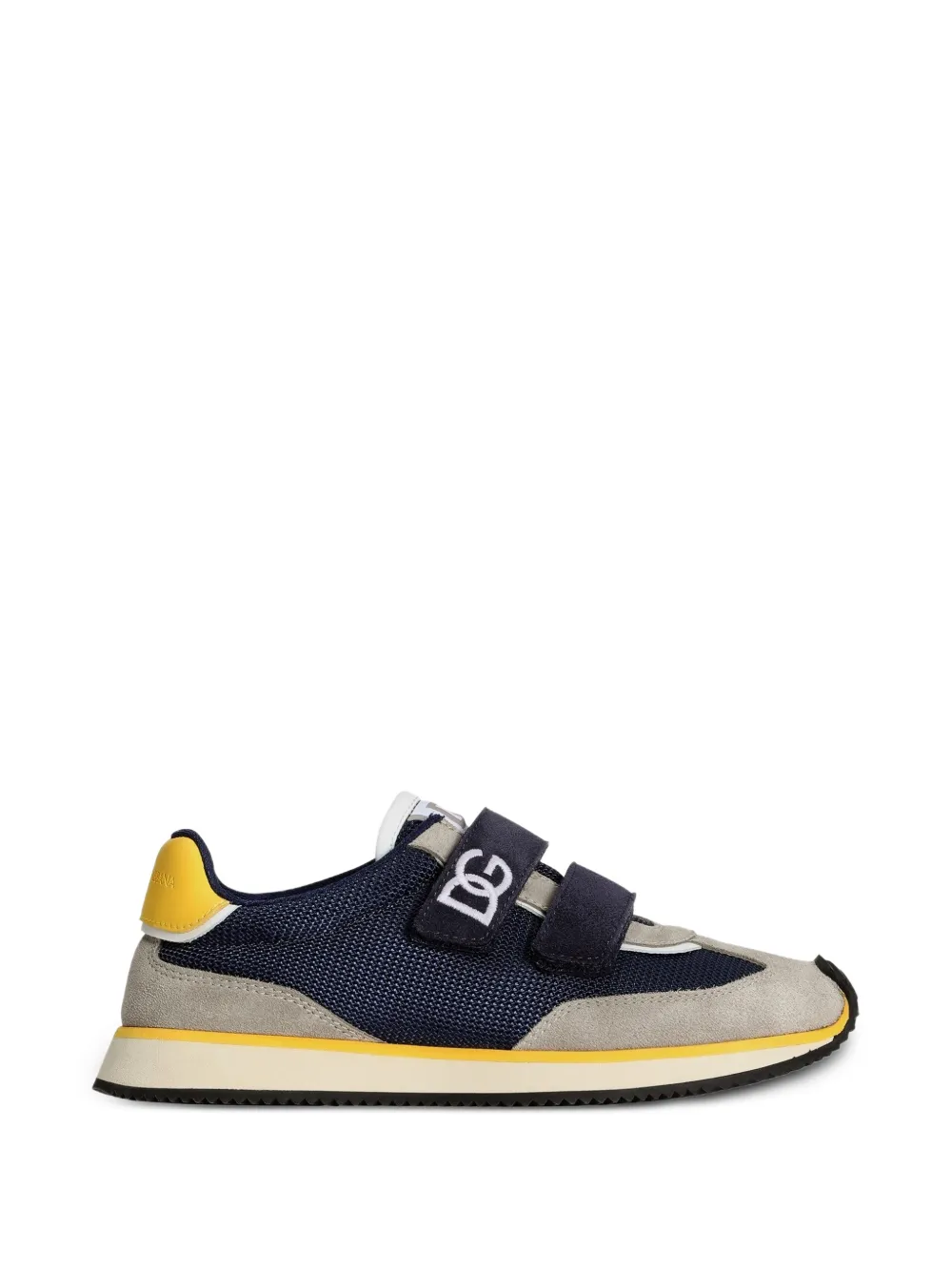 Dolce & Gabbana Kids DG Cushion farbic sneakers Blauw