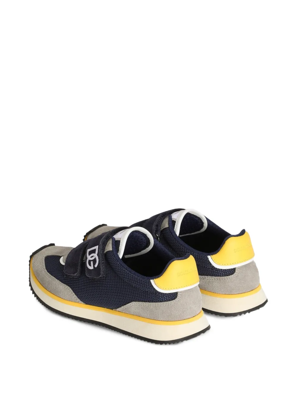 Dolce & Gabbana Kids DG Cushion farbic sneakers Blauw