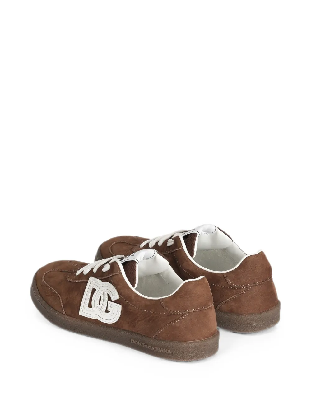 Dolce & Gabbana Kids nubuck DG Original sneakers Bruin