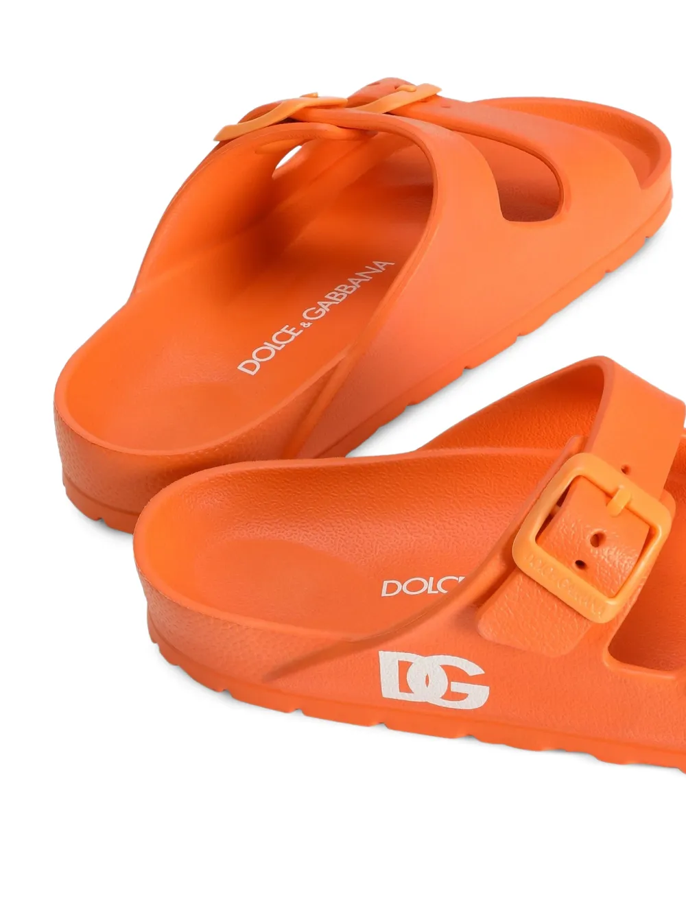 Dolce & Gabbana Kids Slippers Oranje