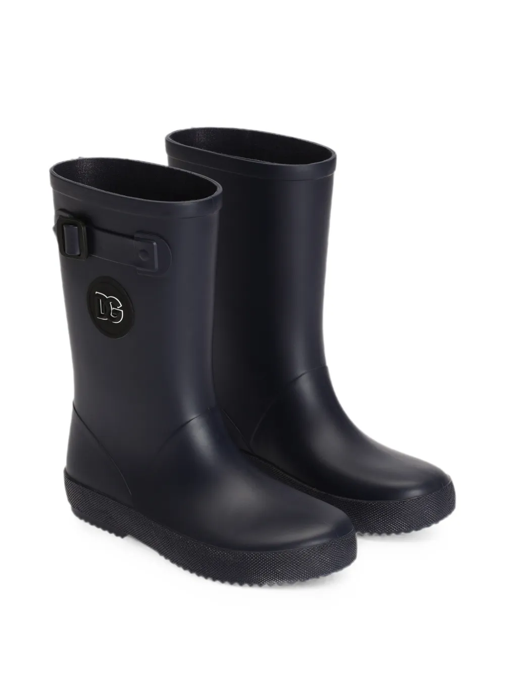 Dolce & Gabbana Kids Regenstiefel aus PVC - Blau