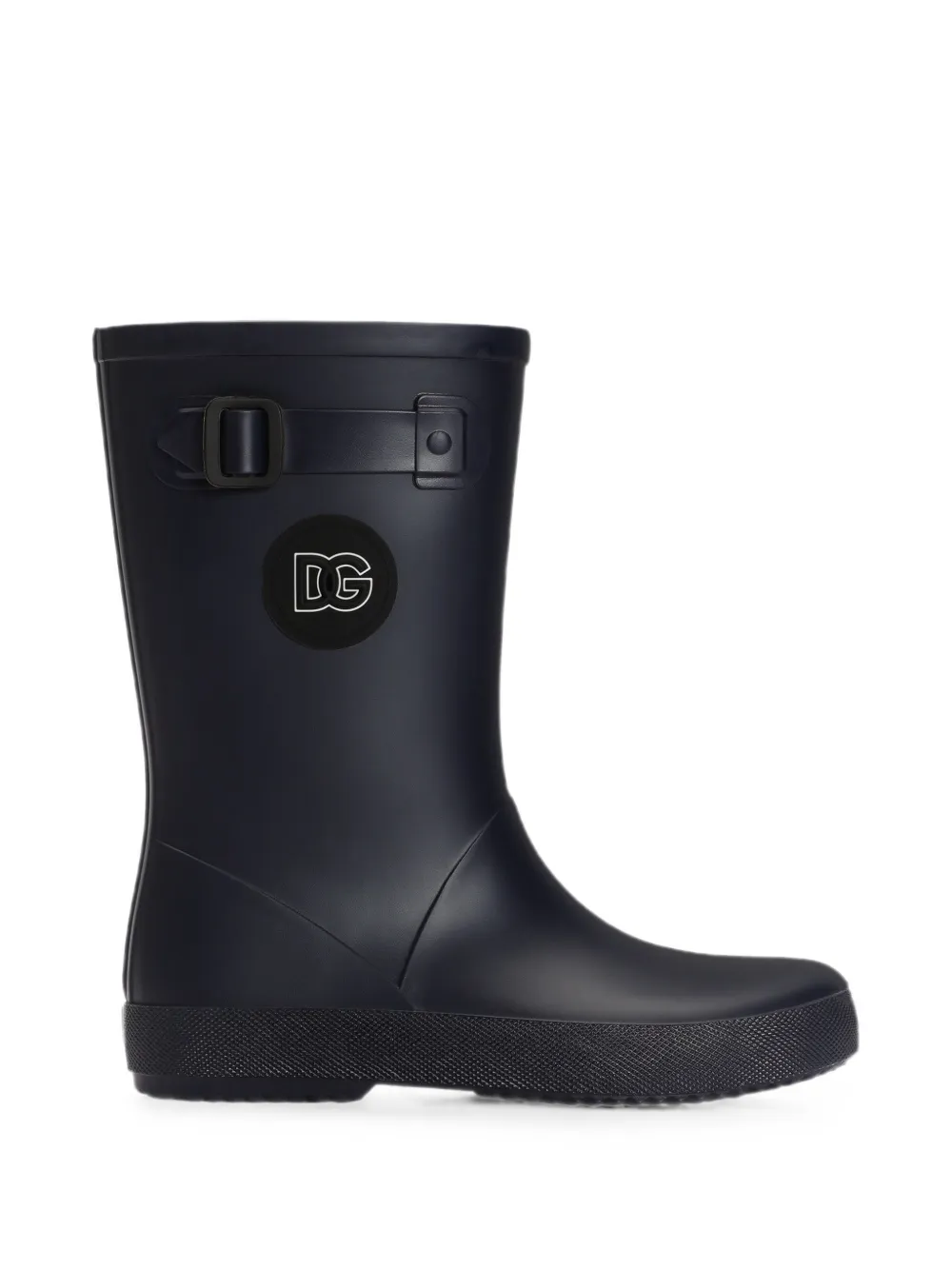 Dolce & Gabbana Kids PVC rain boots Blauw