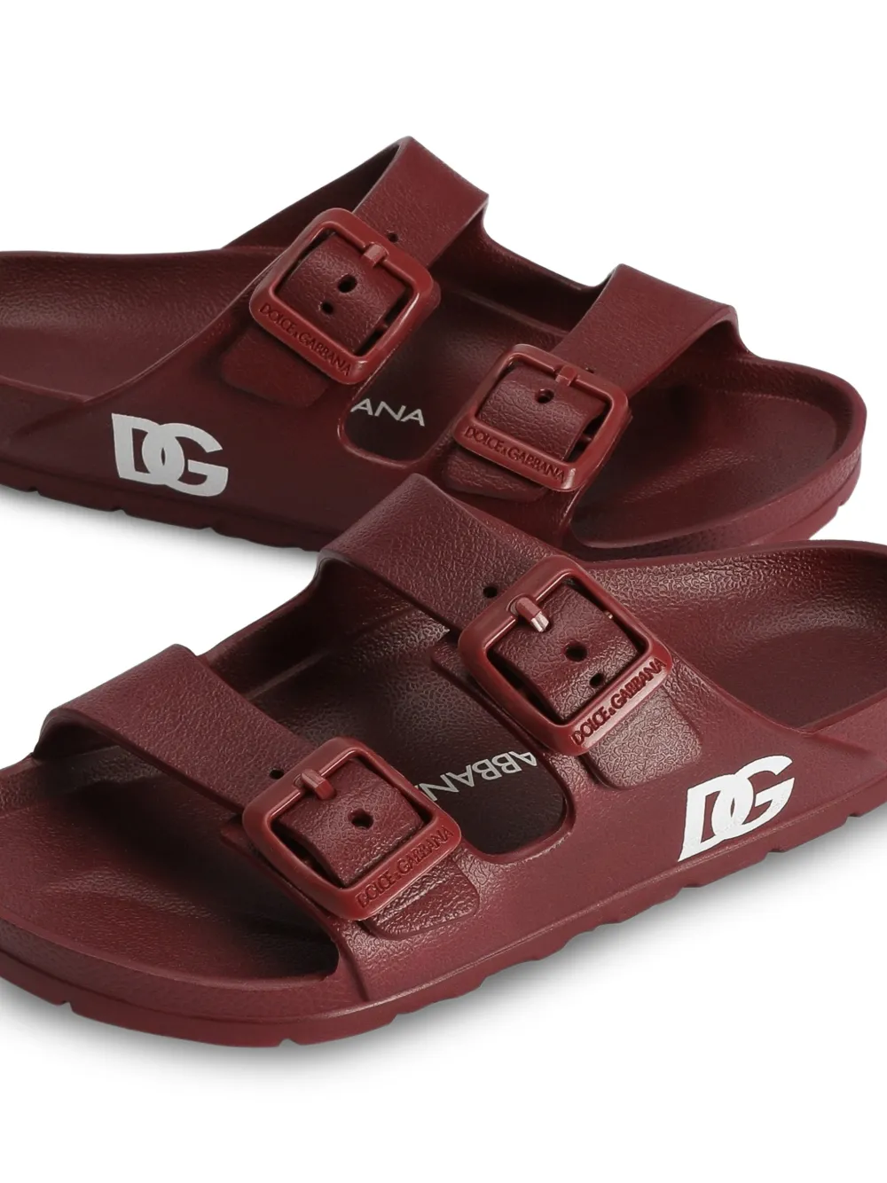 Dolce & Gabbana Kids Slippers Rood