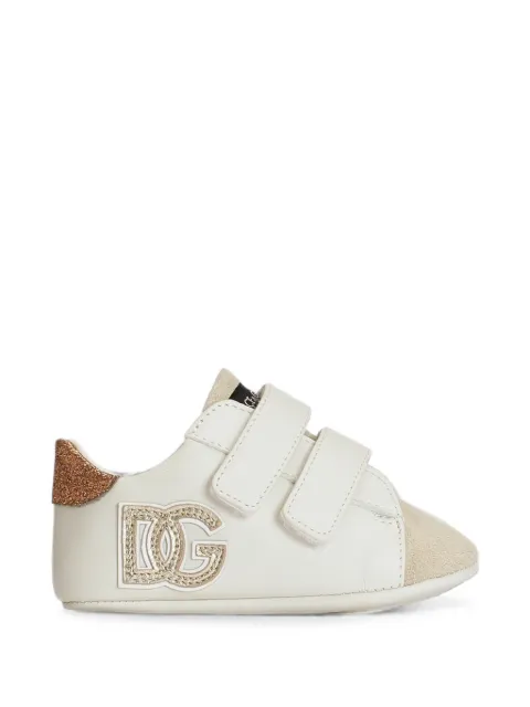 Dolce & Gabbana Kids velour sneakers