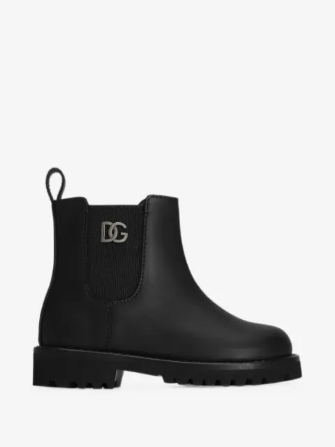 Dolce & Gabbana Kids støvler i kalveskind