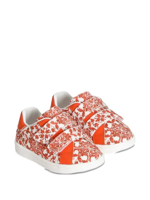 Dolce & Gabbana Kids Original sneakers in majolica-print canvas