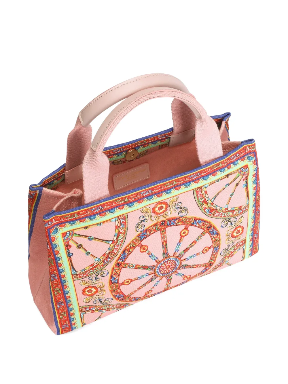 Dolce & Gabbana Kids Shopper met print Roze