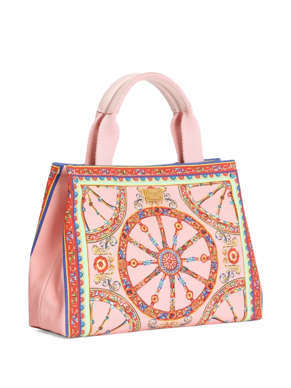 Dolce & Gabbana Kids Shopper met print Roze