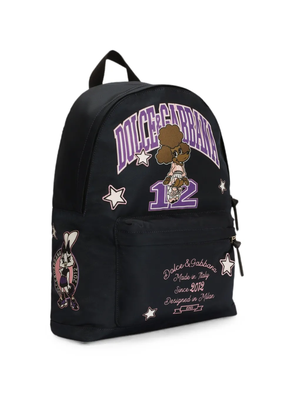 Dolce & Gabbana Kids Nylon rugzak Zwart