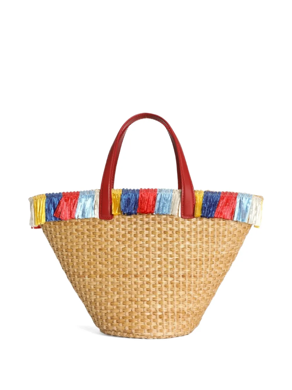 Dolce & Gabbana Kids Coffa raffia tas Beige