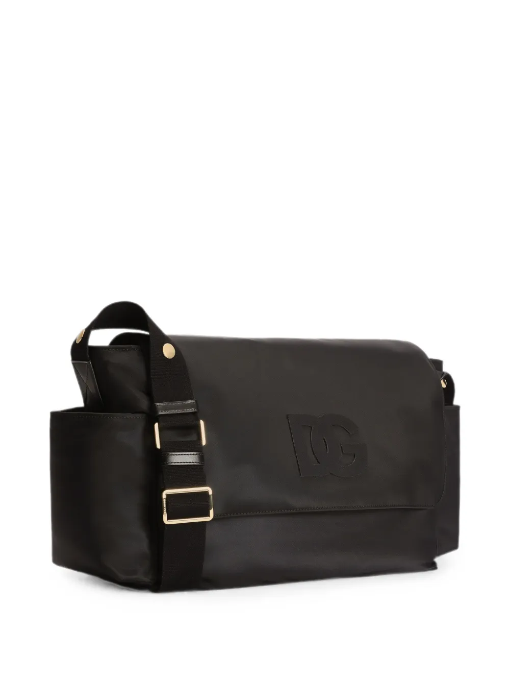 Dolce & Gabbana Kids Nylon crossbodytas Zwart