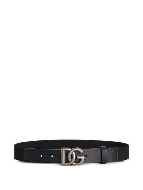 Dolce & Gabbana Kids calfskin logo belt