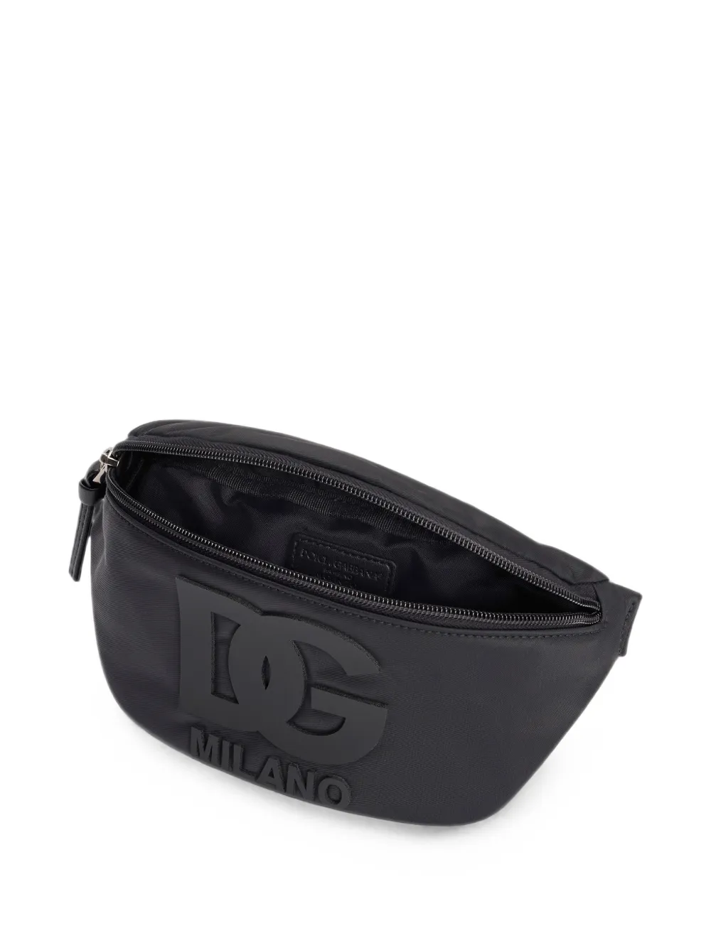 Dolce & Gabbana Kids Nylon heuptas met logo Zwart