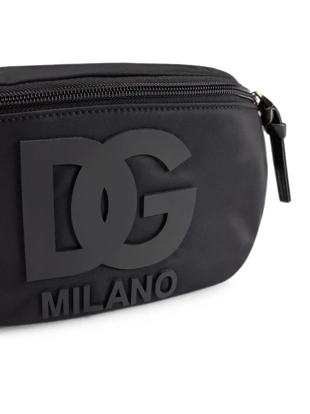 Dolce & Gabbana Kids Nylon heuptas met logo Zwart