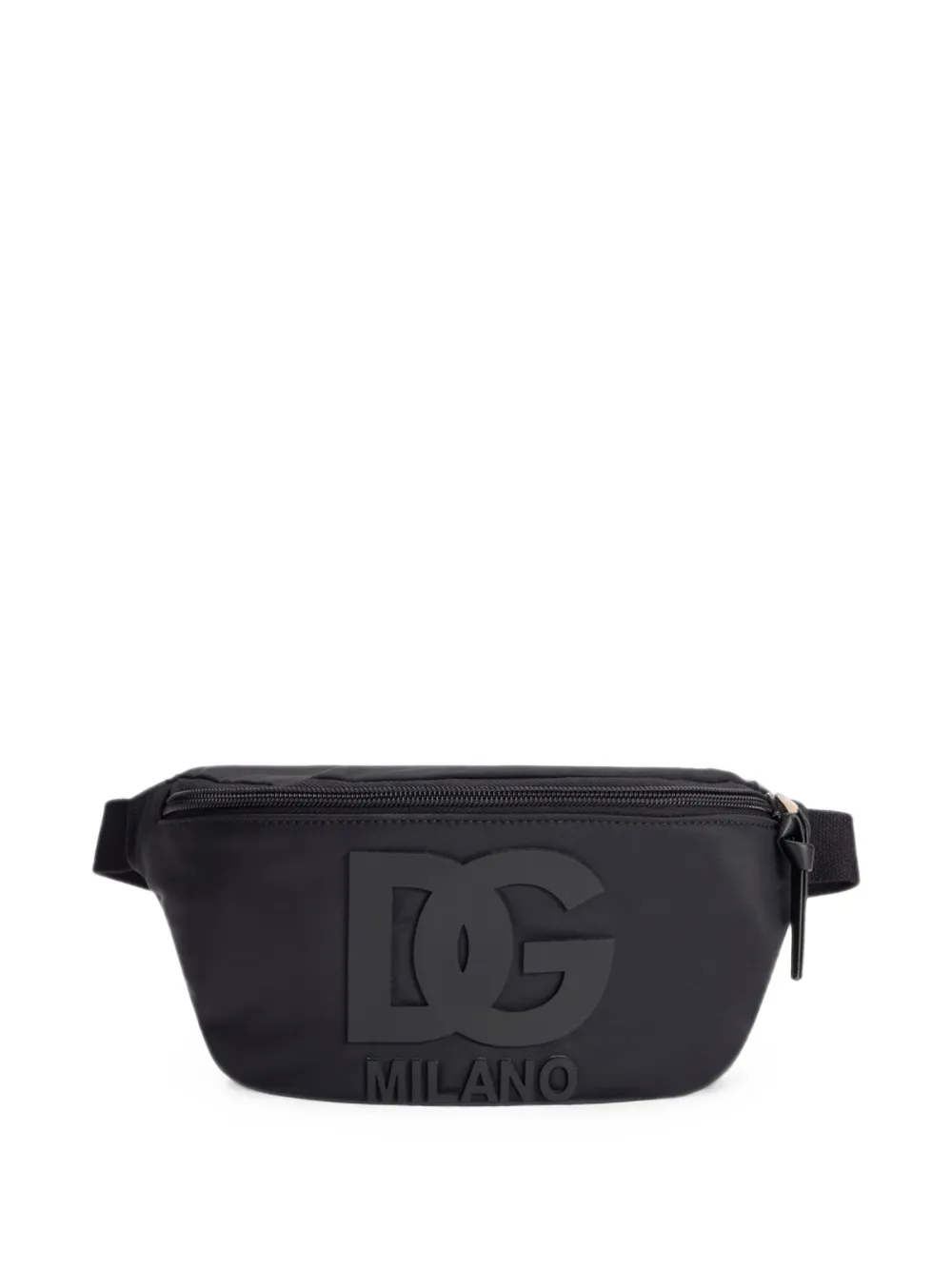 Dolce & Gabbana Kids sac banane en nylon à logo - Noir