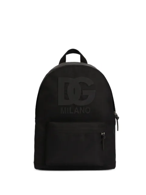 Dolce & Gabbana Kids nylon backpack with logo
