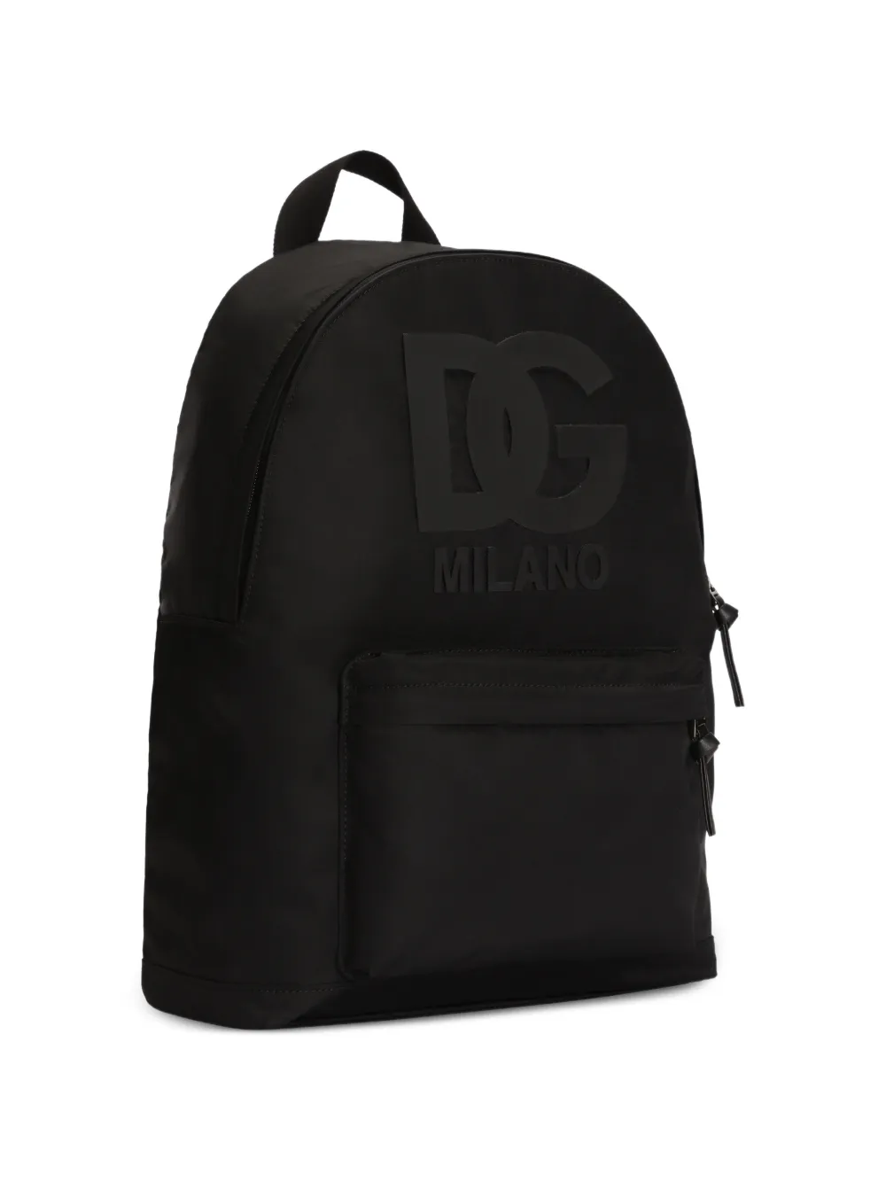 Dolce & Gabbana Kids Nylon rugzak met logo Zwart