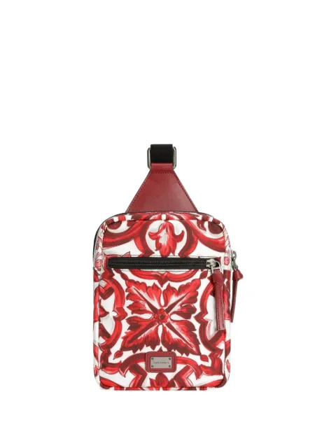 Dolce & Gabbana Kids Nylon heuptas met Majolica-print