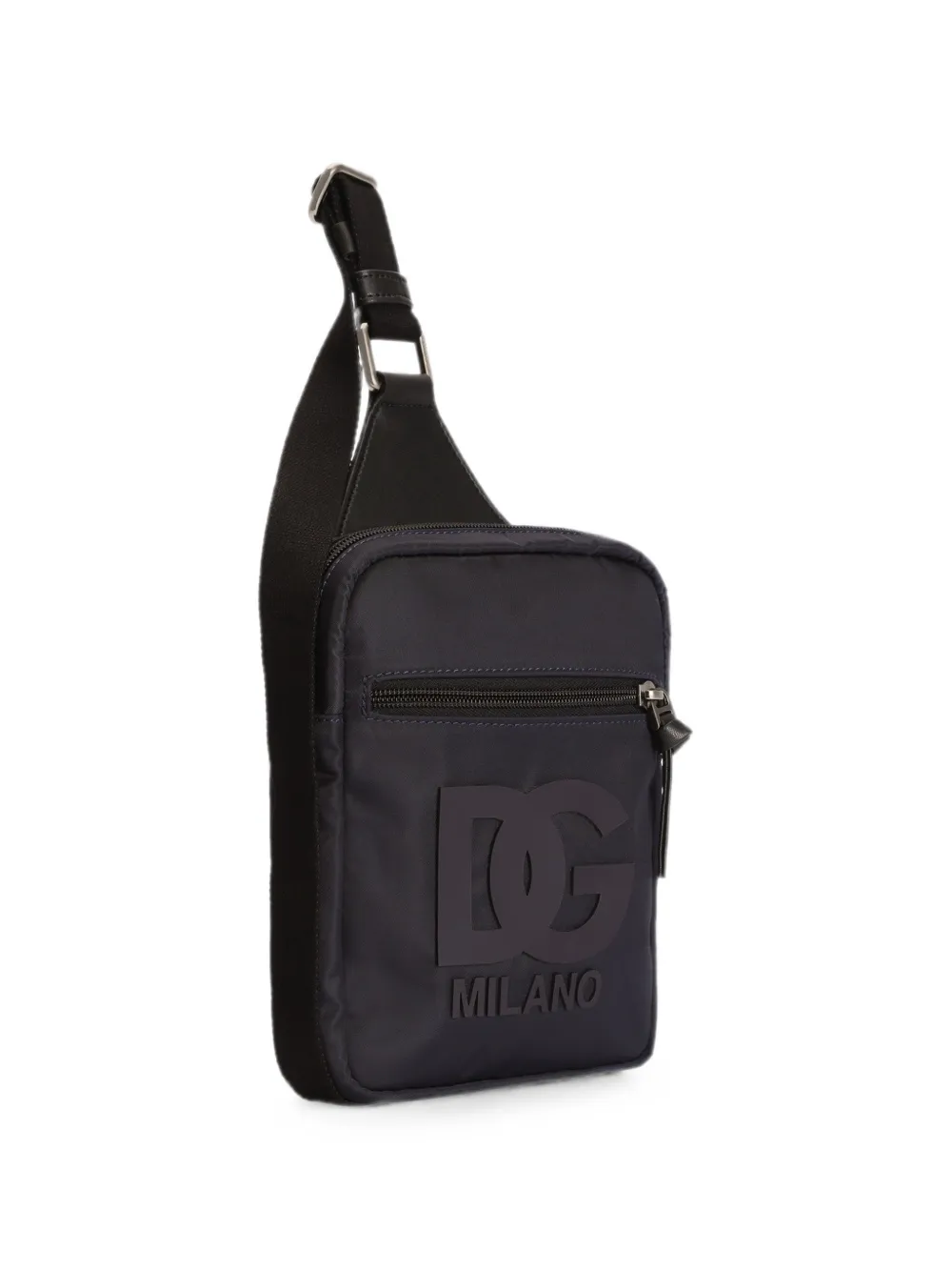 Dolce & Gabbana Kids Nylon heuptas met logo Blauw