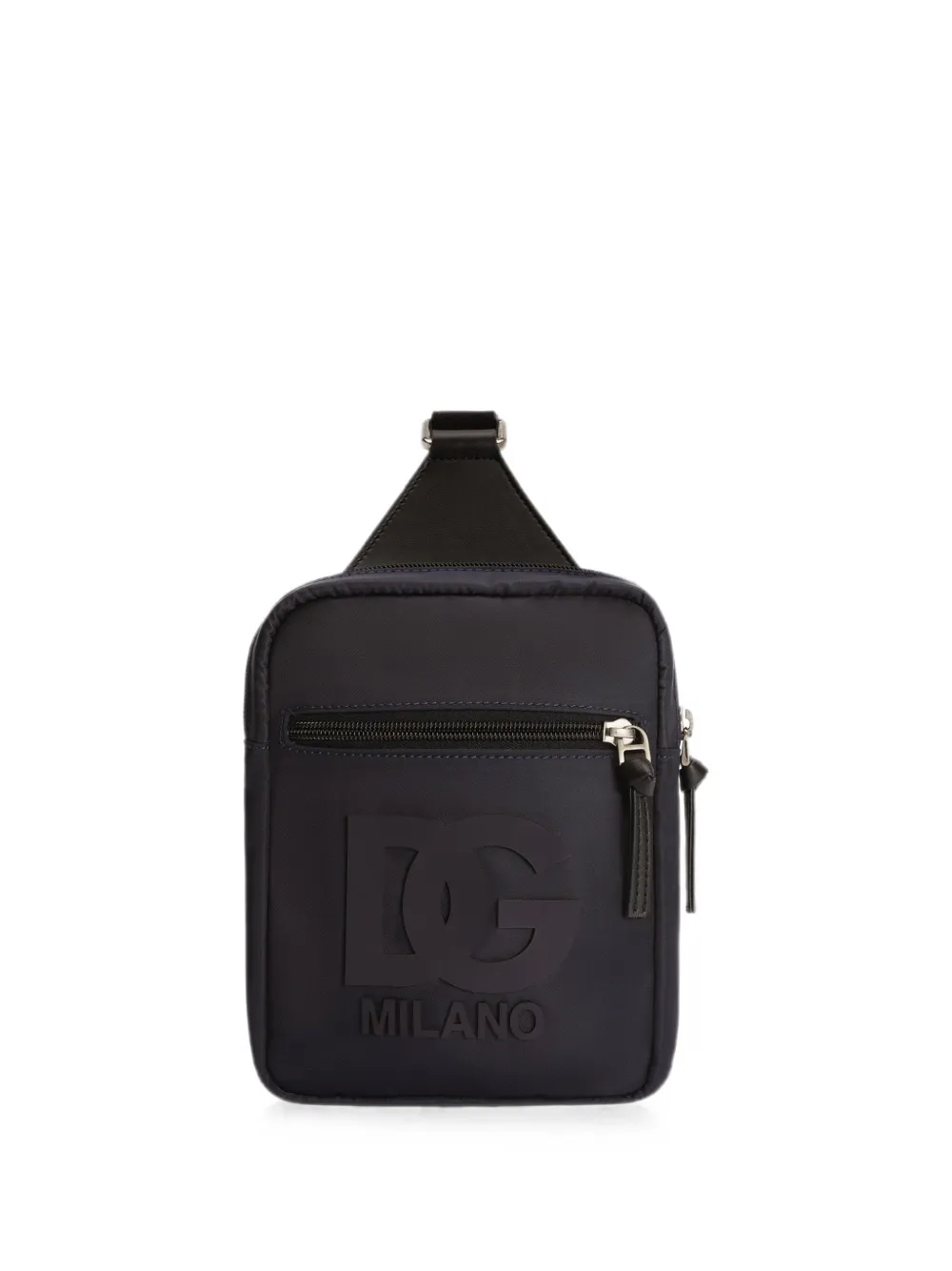Dolce & Gabbana Kids' Nylon Waist Bag With Logo In Blue