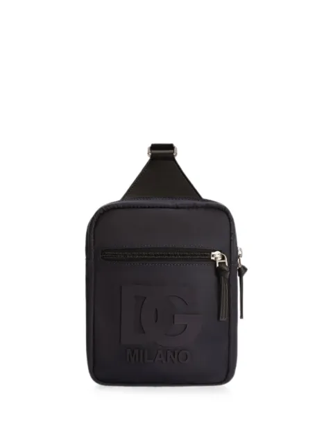 Dolce & Gabbana Kids nylon waist bag with logo