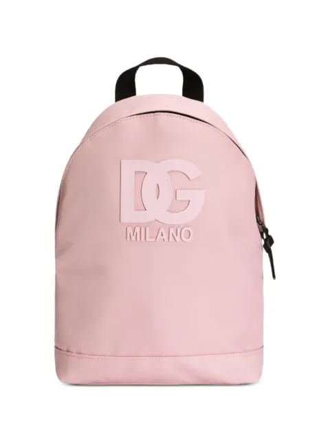 Dolce & Gabbana Kids nylon backpack with logo