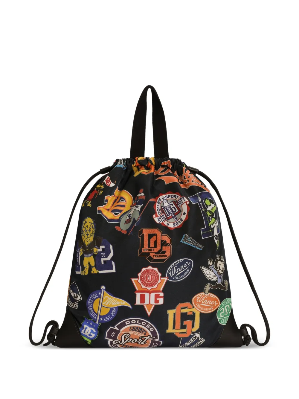 Dolce & Gabbana Kids Nylon rugzak Zwart