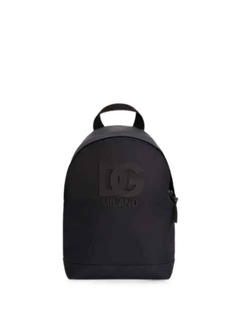 Dolce & Gabbana Kids nylon backpack with logo